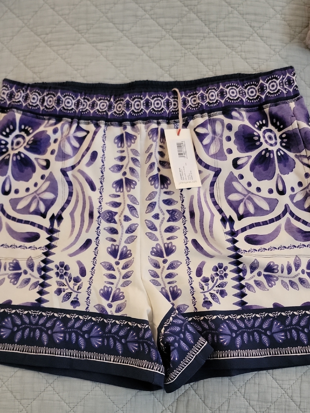 NWT Johnny Was Starling Easy Shorts Sz XL
